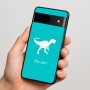 כיסוי בעיצוב אישי עם השם שלך לדגם - Google Pixel 7 5G בעיצוב דינוזאור
