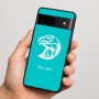 כיסוי בעיצוב אישי עם השם שלך לדגם - Google Pixel 7 5G בעיצוב ראש נשר