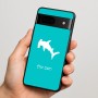 כיסוי בעיצוב אישי עם השם שלך לדגם - Google Pixel 7 5G בעיצוב כריש ראש פטיש