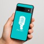 כיסוי בעיצוב אישי עם השם שלך לדגם - Google Pixel 7 5G בעיצוב מיקרופון