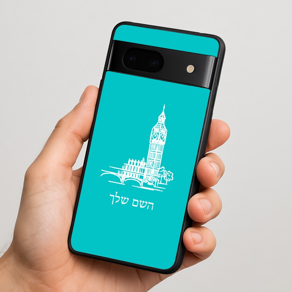 כיסוי בעיצוב אישי עם השם שלך לדגם - Google Pixel 7 5G בעיצוב ביג בן