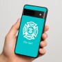 כיסוי בעיצוב אישי עם השם שלך לדגם - Google Pixel 7 5G בעיצוב כבאי - תגית