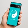 כיסוי בעיצוב אישי עם השם שלך לדגם - Google Pixel 7 5G בעיצוב סמל יינג יאנג