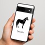 כיסוי בעיצוב אישי עם השם שלך לדגם - Google Pixel 7 5G בעיצוב סוס