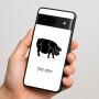 כיסוי בעיצוב אישי עם השם שלך לדגם - Google Pixel 7 5G בעיצוב חזיר