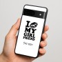 כיסוי בעיצוב אישי עם השם שלך לדגם - Google Pixel 7 5G בעיצוב לנשק את החברה שלי
