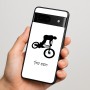 כיסוי בעיצוב אישי עם השם שלך לדגם - Google Pixel 7 5G בעיצוב רוכב אופניים