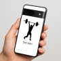 כיסוי בעיצוב אישי עם השם שלך לדגם - Google Pixel 7 5G בעיצוב הרמת משקולות