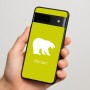 כיסוי בעיצוב אישי עם השם שלך לדגם - Google Pixel 7 5G בעיצוב דוב