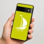 כיסוי בעיצוב אישי עם השם שלך לדגם - Google Pixel 7 5G בעיצוב סירה
