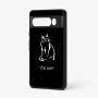 כיסוי בעיצוב אישי עם השם שלך לדגם - Google Pixel 7 Pro 5G בעיצוב חתול