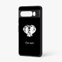 כיסוי בעיצוב אישי עם השם שלך לדגם - Google Pixel 7 Pro 5G בעיצוב ראש פיל