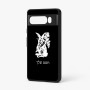 כיסוי בעיצוב אישי עם השם שלך לדגם - Google Pixel 7 Pro 5G בעיצוב ארנב מחזיק גזר