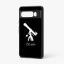 כיסוי בעיצוב אישי עם השם שלך לדגם - Google Pixel 7 Pro 5G בעיצוב טלסקופ