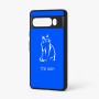 כיסוי בעיצוב אישי עם השם שלך לדגם - Google Pixel 7 Pro 5G בעיצוב חתול
