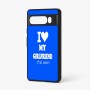 כיסוי בעיצוב אישי עם השם שלך לדגם - Google Pixel 7 Pro 5G בעיצוב אוהב את החברה שלי