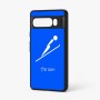 כיסוי בעיצוב אישי עם השם שלך לדגם - Google Pixel 7 Pro 5G בעיצוב קפיצת סקי אולימפית