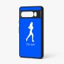 כיסוי בעיצוב אישי עם השם שלך לדגם - Google Pixel 7 Pro 5G בעיצוב רץ רץ אישה