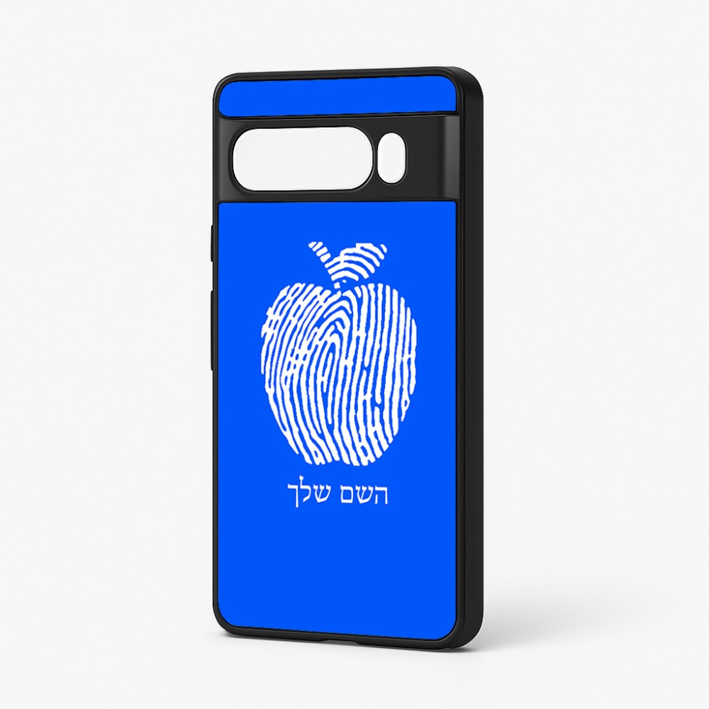 כיסוי בעיצוב אישי עם השם שלך לדגם - Google Pixel 7 Pro 5G בעיצוב הדפס תפוח