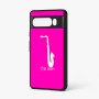 כיסוי בעיצוב אישי עם השם שלך לדגם - Google Pixel 7 Pro 5G בעיצוב סקסופון