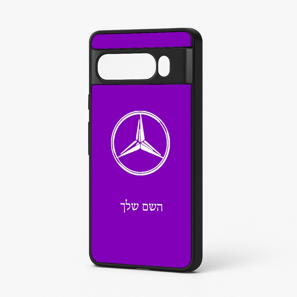 כיסוי בעיצוב אישי עם השם שלך לדגם - Google Pixel 7 Pro 5G בעיצוב מרצדס-בנץ