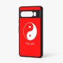 כיסוי בעיצוב אישי עם השם שלך לדגם - Google Pixel 7 Pro 5G בעיצוב סמל יינג יאנג