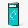 כיסוי בעיצוב אישי עם השם שלך לדגם - Google Pixel 7 Pro 5G בעיצוב סטטוסקופ רופא