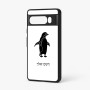כיסוי בעיצוב אישי עם השם שלך לדגם - Google Pixel 7 Pro 5G בעיצוב פינגווין
