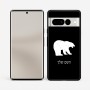 כיסוי בעיצוב אישי עם השם שלך לדגם - Google Pixel 7 Pro 5G בעיצוב דוב
