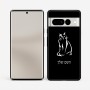 כיסוי בעיצוב אישי עם השם שלך לדגם - Google Pixel 7 Pro 5G בעיצוב חתול