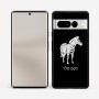 כיסוי בעיצוב אישי עם השם שלך לדגם - Google Pixel 7 Pro 5G בעיצוב זברה