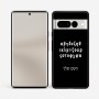 כיסוי בעיצוב אישי עם השם שלך לדגם - Google Pixel 7 Pro 5G בעיצוב האלפבית היווני