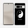 כיסוי בעיצוב אישי עם השם שלך לדגם - Google Pixel 7 Pro 5G בעיצוב סמל יינג יאנג