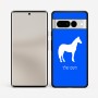 כיסוי בעיצוב אישי עם השם שלך לדגם - Google Pixel 7 Pro 5G בעיצוב סוס
