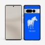 כיסוי בעיצוב אישי עם השם שלך לדגם - Google Pixel 7 Pro 5G בעיצוב זברה