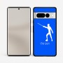 כיסוי בעיצוב אישי עם השם שלך לדגם - Google Pixel 7 Pro 5G בעיצוב לוחם סייף