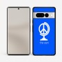 כיסוי בעיצוב אישי עם השם שלך לדגם - Google Pixel 7 Pro 5G בעיצוב גלובוסי שלום