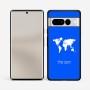 כיסוי בעיצוב אישי עם השם שלך לדגם - Google Pixel 7 Pro 5G בעיצוב מפת העולם