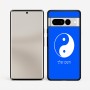 כיסוי בעיצוב אישי עם השם שלך לדגם - Google Pixel 7 Pro 5G בעיצוב סמל יינג יאנג