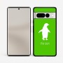 כיסוי בעיצוב אישי עם השם שלך לדגם - Google Pixel 7 Pro 5G בעיצוב פינגווין