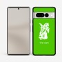 כיסוי בעיצוב אישי עם השם שלך לדגם - Google Pixel 7 Pro 5G בעיצוב ארנב מחזיק גזר