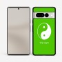 כיסוי בעיצוב אישי עם השם שלך לדגם - Google Pixel 7 Pro 5G בעיצוב סמל יינג יאנג