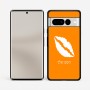 כיסוי בעיצוב אישי עם השם שלך לדגם - Google Pixel 7 Pro 5G בעיצוב שפתיים - נשיקה