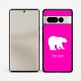 כיסוי בעיצוב אישי עם השם שלך לדגם - Google Pixel 7 Pro 5G בעיצוב דוב
