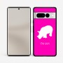 כיסוי בעיצוב אישי עם השם שלך לדגם - Google Pixel 7 Pro 5G בעיצוב קרנף