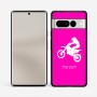 כיסוי בעיצוב אישי עם השם שלך לדגם - Google Pixel 7 Pro 5G בעיצוב מוטוקרוס