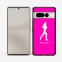 כיסוי בעיצוב אישי עם השם שלך לדגם - Google Pixel 7 Pro 5G בעיצוב רץ רץ אישה
