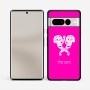 כיסוי בעיצוב אישי עם השם שלך לדגם - Google Pixel 7 Pro 5G בעיצוב פרחי קרן