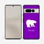כיסוי בעיצוב אישי עם השם שלך לדגם - Google Pixel 7 Pro 5G בעיצוב דוב