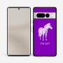 כיסוי בעיצוב אישי עם השם שלך לדגם - Google Pixel 7 Pro 5G בעיצוב זברה